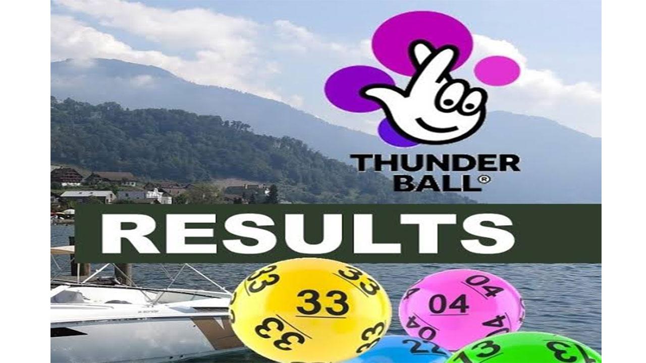 Thunderball lotto winning numbers for July 23, 2021; check results